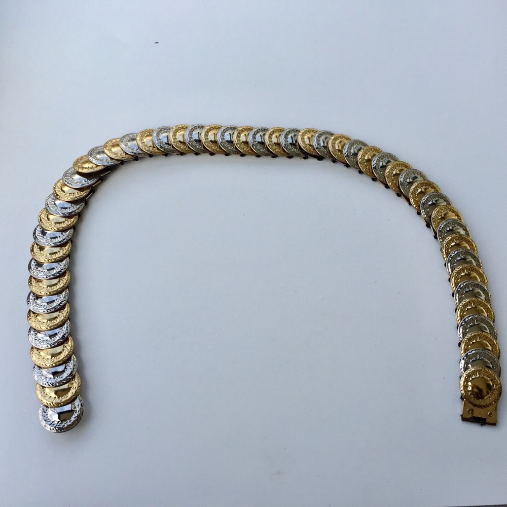 Gold and silver coin belt
